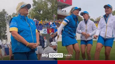 Murder on the dancefloor! Team Europe show their moves before opening day blow