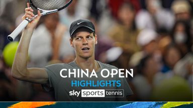 Sinner secures place in China Open SF with victory over Lehecka