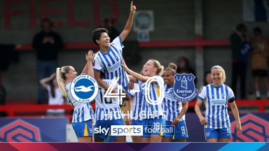 Seike scores debut hat-trick to help Brighton see off Everton