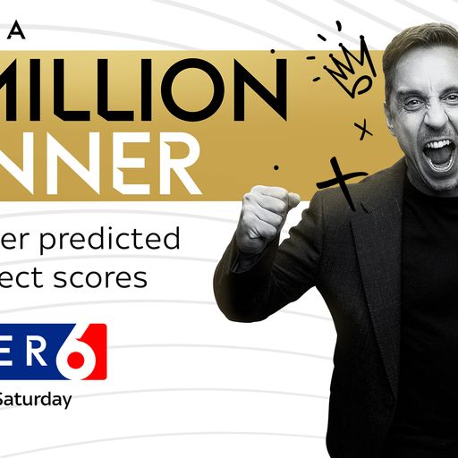 A PS1,000,000 SUPER 6 WINNER!