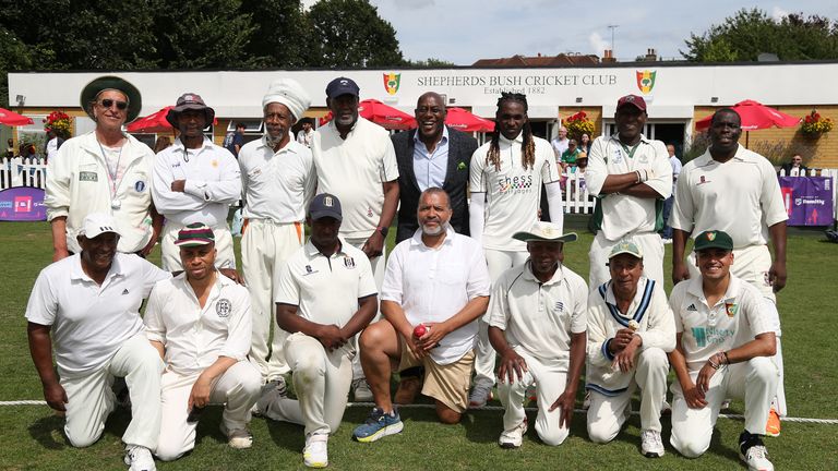 Ainsley Harriot at Shepherd's Bush Cricket Club