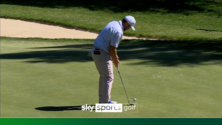 Alex Fitzpatrick misses the shortest putt