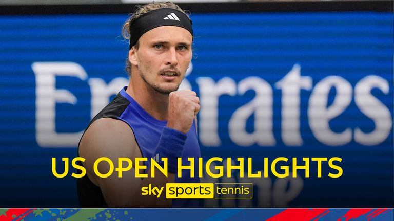 Highlights from the match between Brandon Nakashima and Alexander Zverev at the US Open.