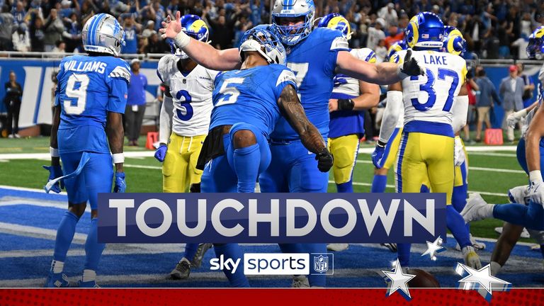 David Montgomery sealed the win for the Detroit Lions over the Los Angeles Rams thanks to his walk-off touchdown in overtime.