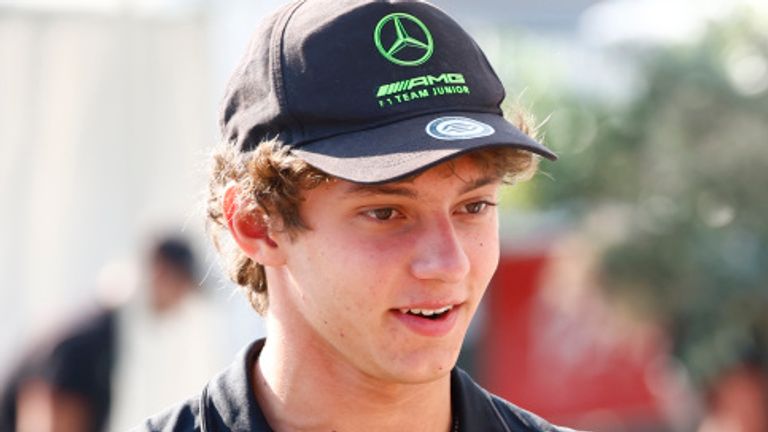 AUTODROMO NAZIONALE MONZA, ITALY - AUGUST 30: Andrea Kimi Antonelli, Mercedes-AMG F1 Team during the Italian GP at Autodromo Nazionale Monza on Friday August 30, 2024 in Monza, Italy. (Photo by Sam Bloxham / LAT Images)