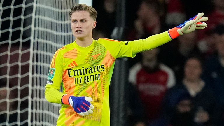 Arsenal's 16-year-old goalkeeper Jack Porter was barely tested at the Emirates Stadium