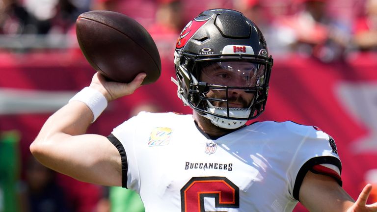 Tampa Bay Buccaneers' Baker Mayfield 