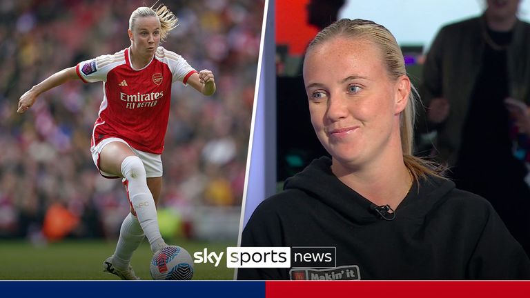 Arsenal&#39;s Beth Mead during the Barclays Women&#39;s Super League match at the Emirates Stadium, London. Picture date: Sunday March 3, 2024.