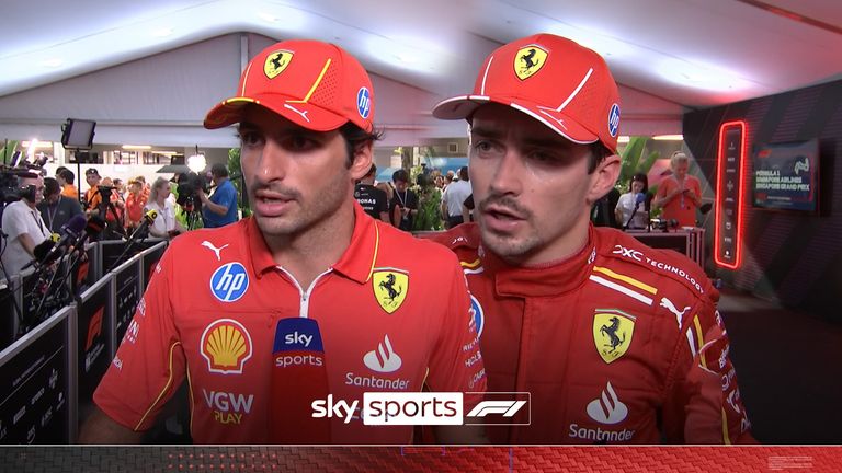 Charles Leclerc was unsure what went wrong with Qualifying, while Carlos Sainz says he overestimated his cold tyres which resulted in him crashing in Q3.