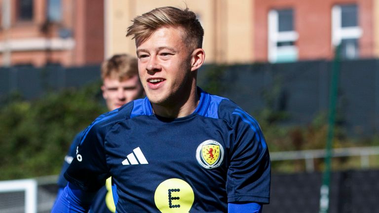 Connor Barron is in the Scotland squad for the first time