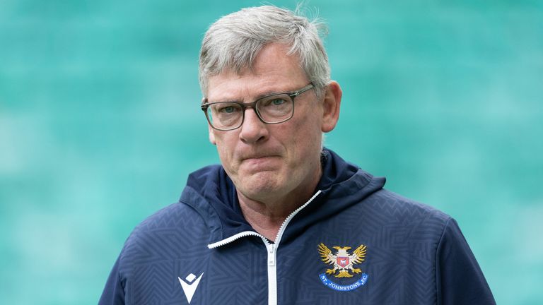 EDINBURGH, SCOTLAND - SEPTEMBER 14: St Johnstone manager Craig Levein arrives during a William Hill Premiership match between Hibernian and St Johnstone at Easter Road, on September 14, 2024, in Edinburgh, Scotland. (Photo by Ross Parker / SNS Group)