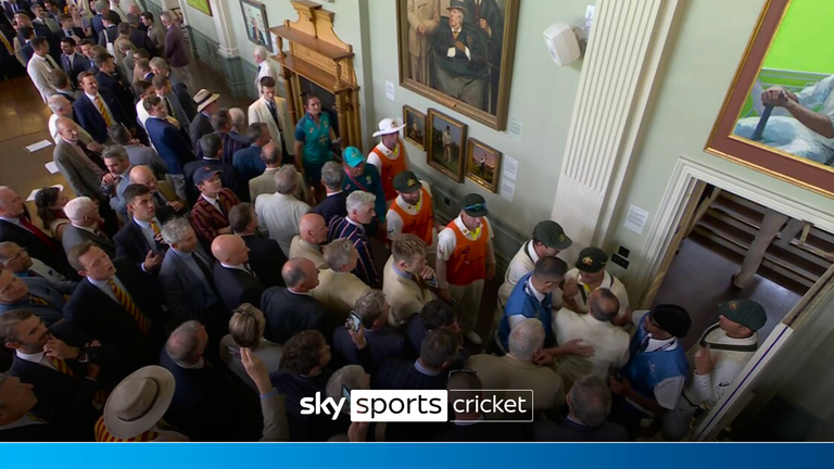 Lord&#39;s long room drama.