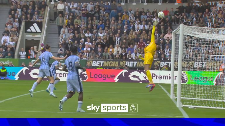 Newcastle - Spurs - crossbar