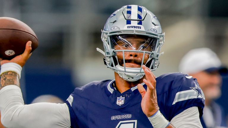 Dallas Cowboys quarterback Dak Prescott