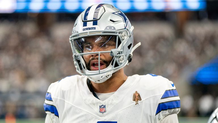 Dallas Cowboys quarterback Dak Prescott