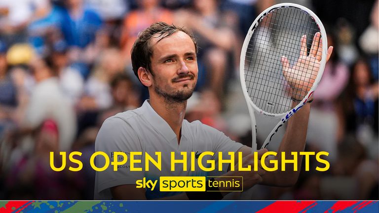 Daniel Medvedev at the US Open