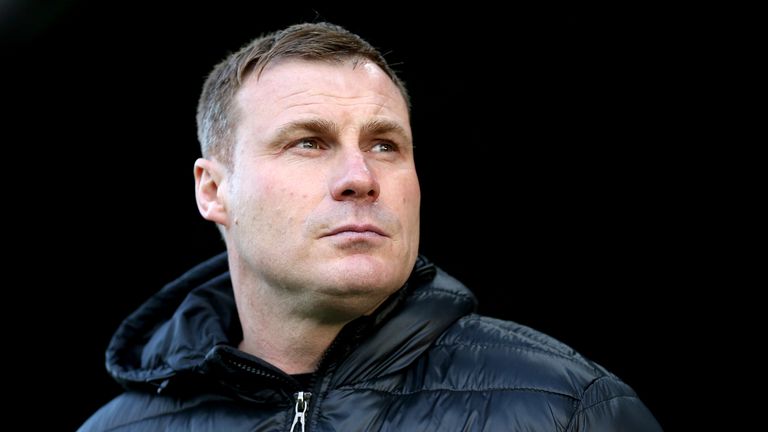 David Flitcroft pictured during his time as manager of Mansfield Town