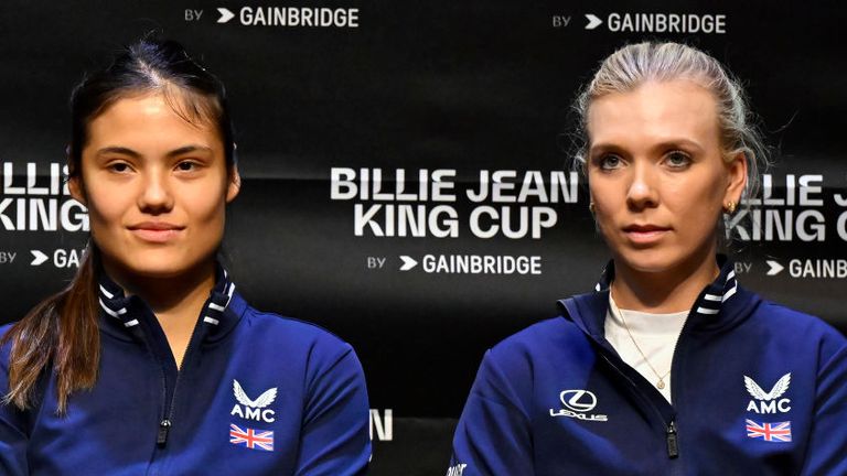 Emma Raducanu and Katie Boulter are in line to lead Great Britain at the Billie Jean King Cup finals in Malaga in Novemeber