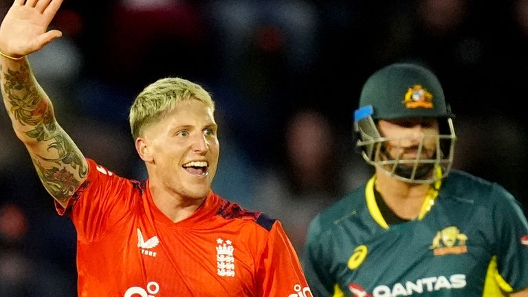 Brydon Carse took two wickets in England's victory over Australia in the second T20I