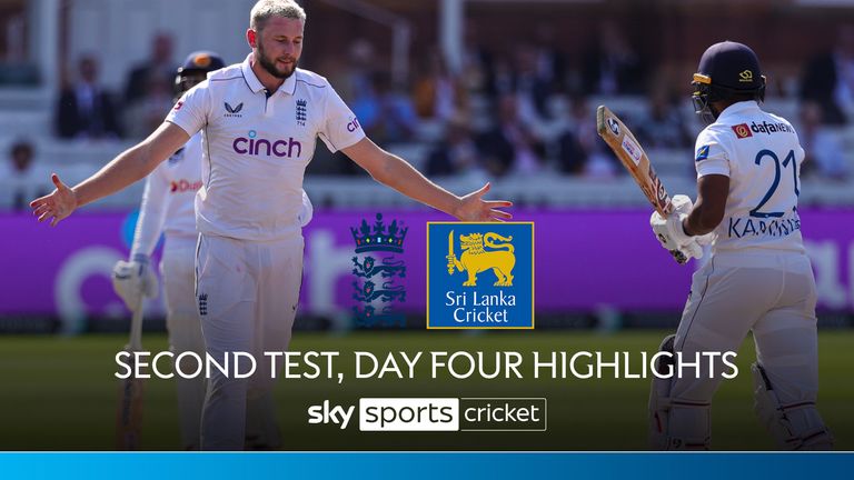 England vs Sri Lanka Second Test day four highlights