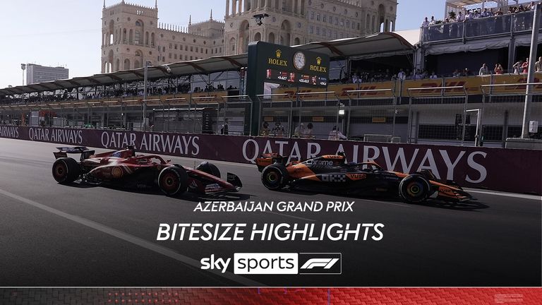 Bitesize highlights from the Azerbaijan Grand Prix.