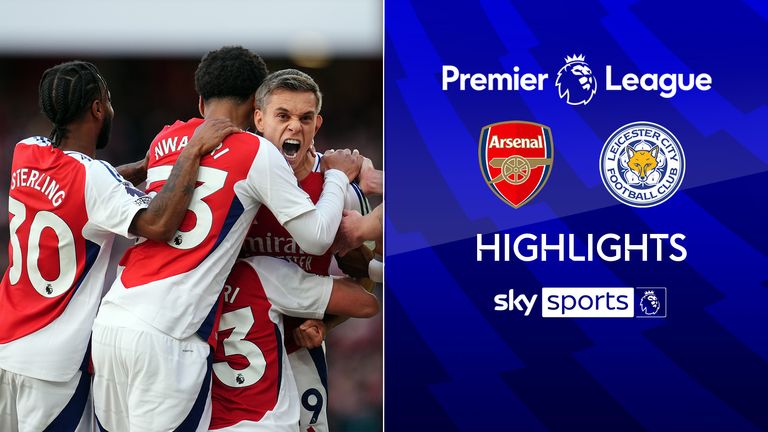 FREE TO WATCH Highlights from Arsenal s match against Leicester in the Premier League