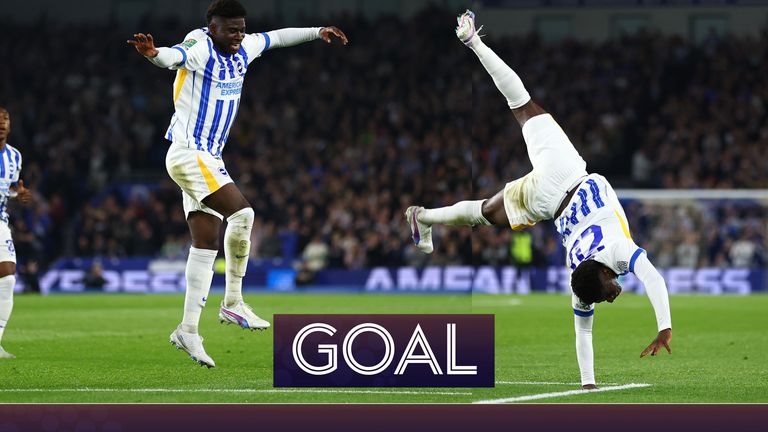 Brighton 3-2 Wolves: Fabian Hurzeler’s side reach Carabao Cup fourth round