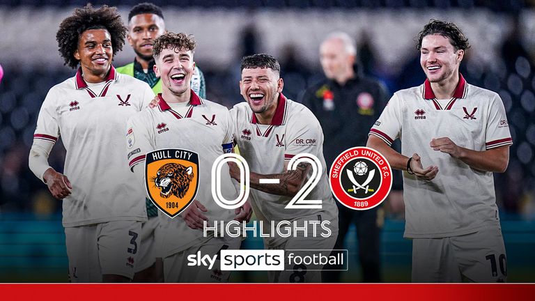 Hull City 0-2 Sheffield United | Championship highlights