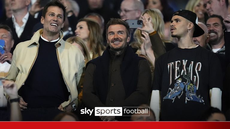 David Beckham, Tom Brady, Rob McElhenney and Gary Neville were all in attendance for Wrexham's League One game against Birmingham City.