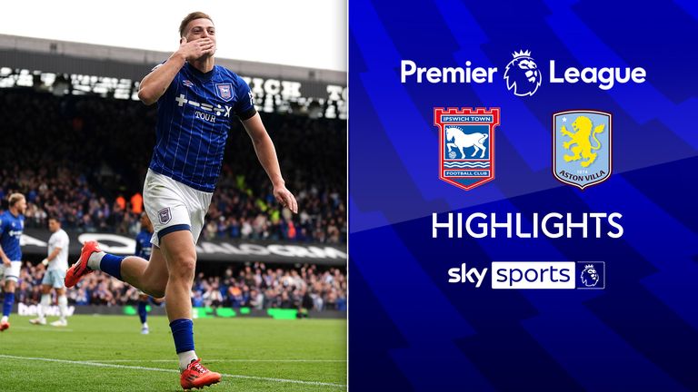 Ipswich Town 2-2 Aston Villa | Premier League highlights
