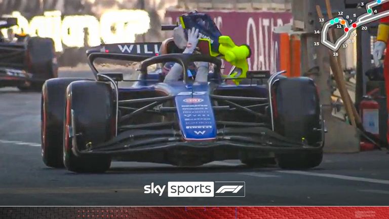 Williams leave airbox in Albon&#39;s cockpit!