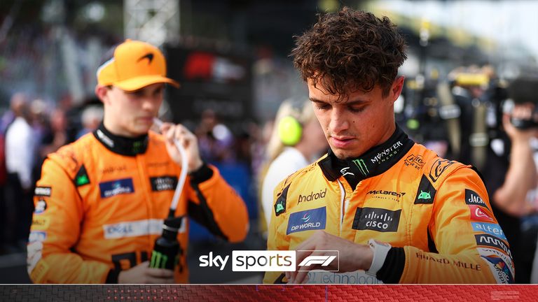 #4 Lando Norris (GBR, Tim Formula 1 McLaren), Grand Prix F1 Italia di Autodromo Nazionale Monza pada 31 Agustus 2024 di Monza, Italia. (Foto oleh HOCH ZWEI) Foto oleh: HOCH ZWEI/picture-alliance/dpa/AP Images