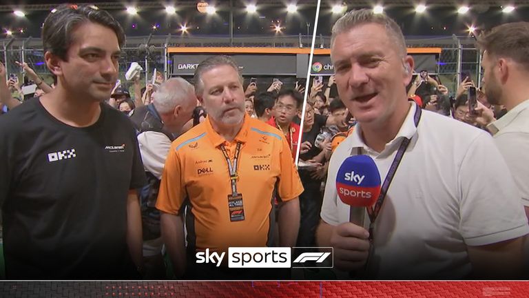 Craig Slater speaks to McLaren Chief Executive Zak Brown and OKX Chief Marketing Officer Haider Rafique