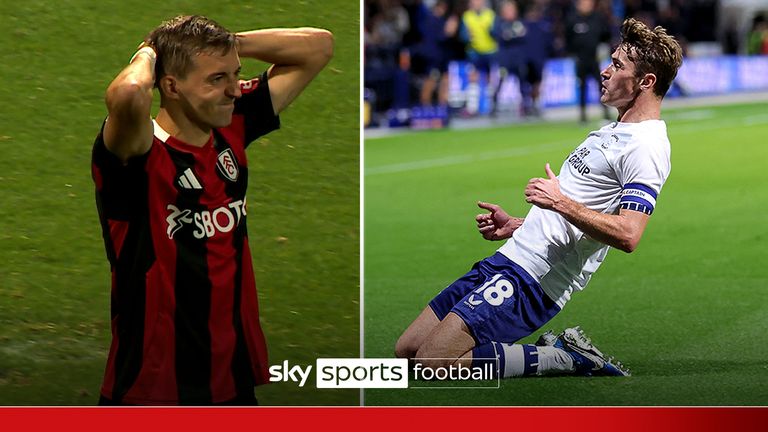 Preston and Fulham set a record as they played out the longest penalty shootout in League Cup history with 31 penalties taken in total and Preston ending up victorious. . 