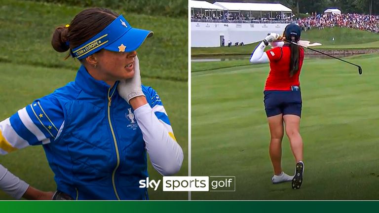 USA follows Europe into the water in Solheim Cup