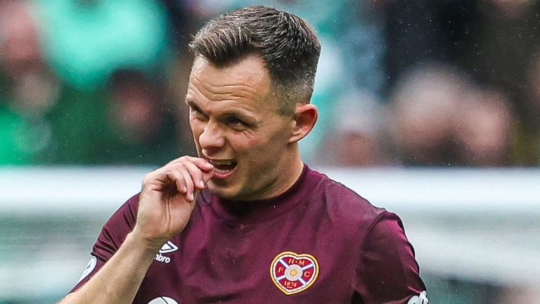 Striker Lawrence Shankland has yet to score for Hearts this season