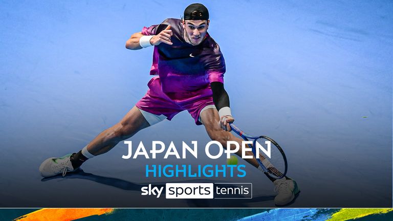 Jack Draper in the Japan Open