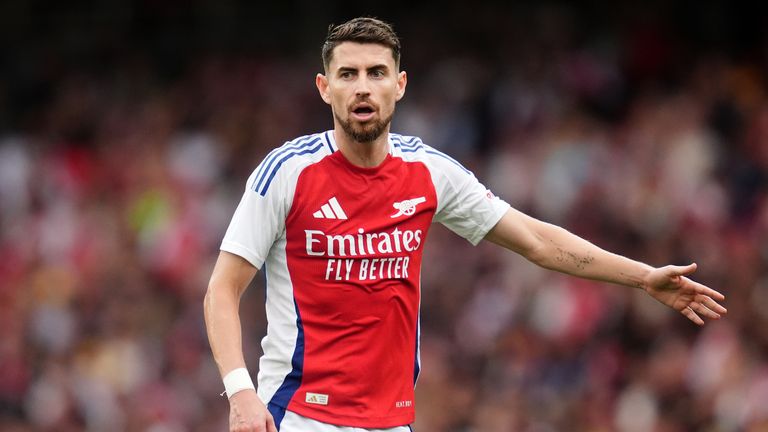 Gelandang Arsenal, Jorginho.