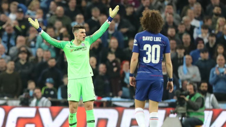 Kepa Arrizabalaga nektet å bli erstattet under Carabao Cup-finalen i 2019