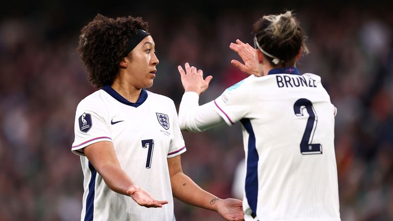 Lauren James and Lucy Bronze are both on the shortlist for the Women's Ballon d'Or