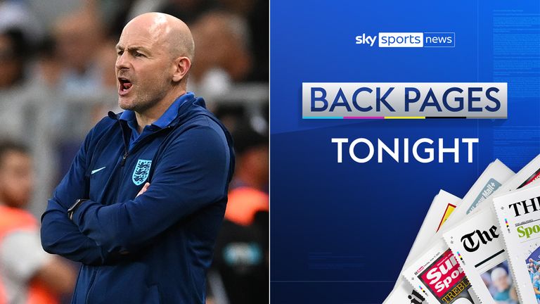 Back Pages Tonight: Should Lee Carsley sing the English national anthem?