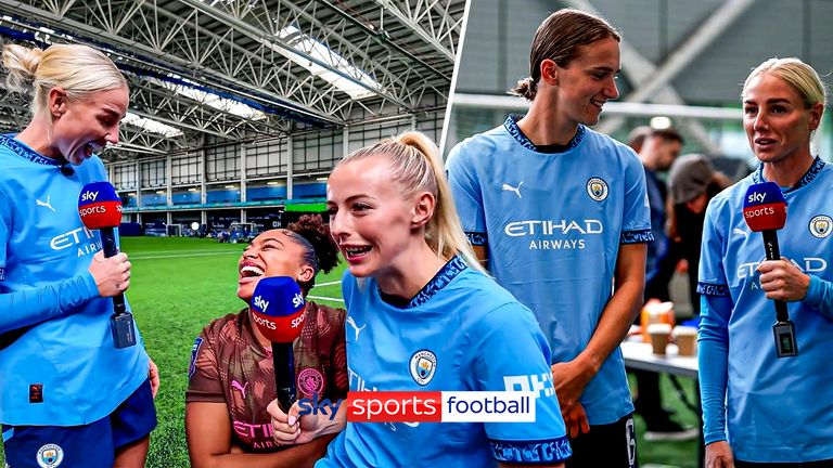 Behind the Scenes at Manchester City WSL media day with Alex Greenwood and Chloe Kelly