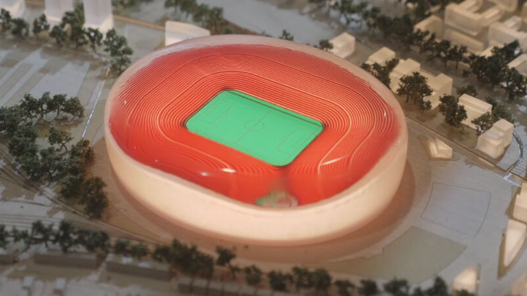 First image of Man Utd's new stadium plans.