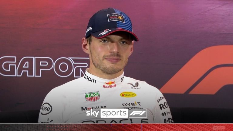 Max Verstappen took part in a stunning press conference after qualifying in Singapore when he refused to answer detailed questions after being scolded.