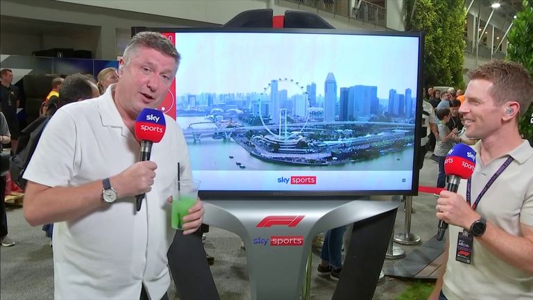 David Croft and Anthony Davidson review Friday's practice session for the Singapore Grand Prix on SkyPad.