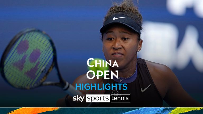 大阪娜奥米 (Naomi Osaka) 和尤利娅·庞廷斯特娃 (Yulia Pontinsteva) 之间的中国公开赛精彩比赛。