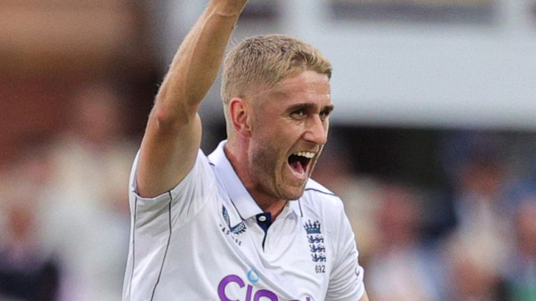 England v Sri Lanka - Second Rothesay Men's Test - Day Three - Lord's
England's Olly Stone celebrates after dismissing Sri Lanka's Pathum Nissanka during day three of the second Rothesay Men's Test match at Lord's, London. Picture date: Saturday August 31, 2024.