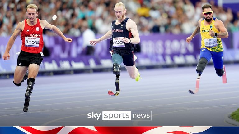 Sky Sports News&#39; Miriam Walker-Khan reports on day five of the Paralympics, which saw Jonnie Peacock finish fifth in the men&#39;s T64 100m final, while transgender athlete Valentina Petrillo failed to reach the T12 400m final.