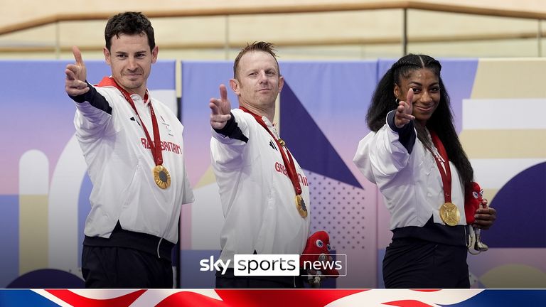 At the age of 45, Jody Cundy admits he didn't think he'd be topping the podium in the open C1-5 750m team sprint final at the Paris Paralympics.