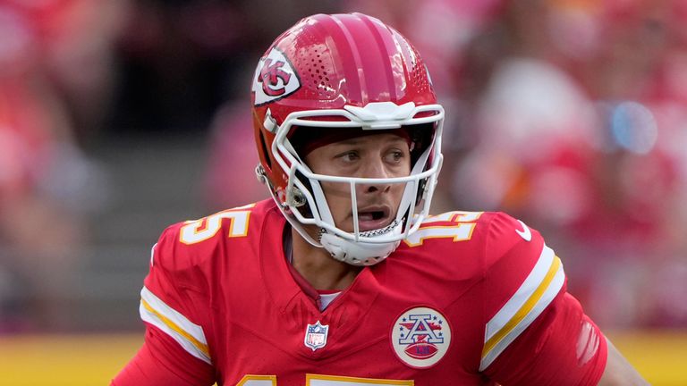 Kansas City Chiefs quarterback Patrick Mahomes 